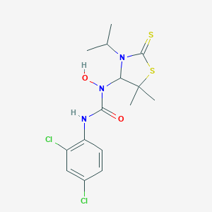N'-(2,4-dichlorophenyl)-N-hydroxy-N-(3-isopropyl-5,5-dimethyl-2-thioxo-1,3-thiazolidin-4-yl)urea