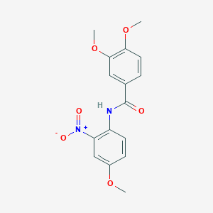 N-{2-nitro-4-methoxyphenyl}-3,4-dimethoxybenzamide