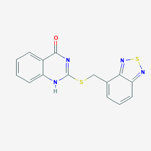 2-(2,1,3-benzothiadiazol-4-ylmethylsulfanyl)-1H-quinazolin-4-one