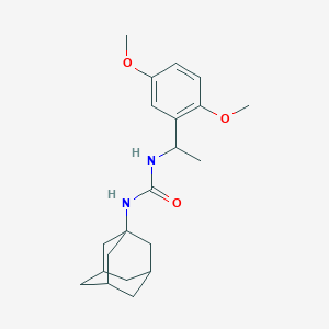 molecular formula C21H30N2O3 B4122789 N-(1-ADAMANTYL)-N'-[1-(2,5-DIMETHOXYPHENYL)ETHYL]UREA 