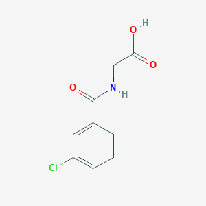 molecular formula C9H8ClNO3 B041228 间氯马尿酸 CAS No. 57728-59-3