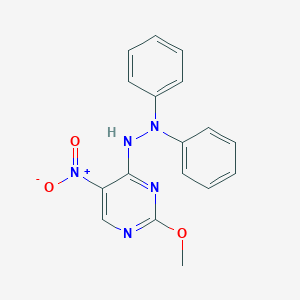 4-(2,2-Diphenylhydrazino)-5-nitro-2-methoxypyrimidine