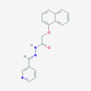 2-(1-Naphthyloxy)-N'-(3-pyridylmethylene)acethydrazide