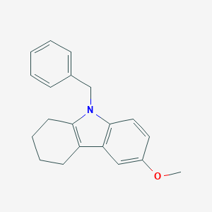 molecular formula C20H21NO B412296 9-Benzyl-6-methoxy-2,3,4,9-tetrahydro-1H-carbazole CAS No. 300801-62-1