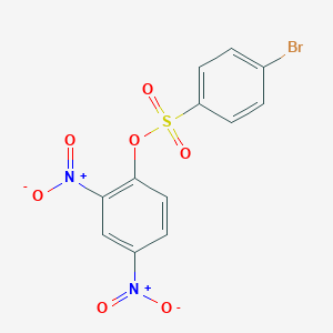 molecular formula C12H7BrN2O7S B412300 2,4-Bisnitrophenyl 4-bromobenzenesulfonate 