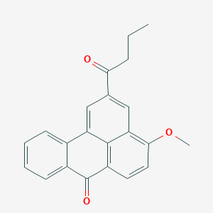 molecular formula C22H18O3 B412310 2-butyryl-4-methoxy-7H-benzo[de]anthracen-7-one 
