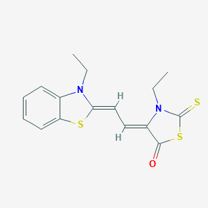 3-Ethyl-2-[2-(3-ethyl-5-oxo-2-thioxo-4-thiazolidinylidene)ethylidene]benzothiazoline