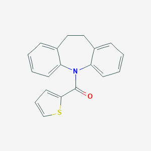 molecular formula C19H15NOS B412328 5-(2-Thienylcarbonyl)-10,11-dihydro-5H-dibenzo[b,f]azepine CAS No. 296272-49-6