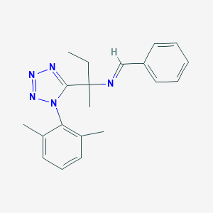 N-benzylidene-N-{1-[1-(2,6-dimethylphenyl)-1H-tetraazol-5-yl]-1-methylpropyl}amine