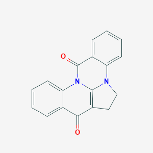 molecular formula C18H12N2O2 B412340 5,6-dihydro-7H,12H-4b,11b-diazabenzo[e]aceanthrylene-7,12-dione 