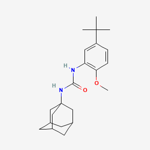 molecular formula C22H32N2O2 B4123515 N-1-adamantyl-N'-(5-tert-butyl-2-methoxyphenyl)urea 