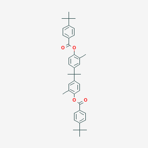 molecular formula C39H44O4 B412389 [4-[2-[4-(4-Tert-butylbenzoyl)oxy-3-methylphenyl]propan-2-yl]-2-methylphenyl] 4-tert-butylbenzoate CAS No. 300669-14-1