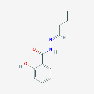 molecular formula C11H14N2O2 B412420 N'-butylidene-2-hydroxybenzohydrazide 