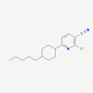 molecular formula C17H23ClN2 B412436 2-Chloro-6-(4-pentylcyclohexyl)pyridine-3-carbonitrile 