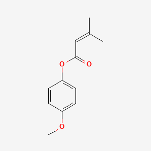 molecular formula C12H14O3 B4124566 4-Methoxyphenyl 3-methylbut-2-enoate CAS No. 84346-76-9