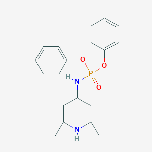 molecular formula C21H29N2O3P B412457 Diphenyl 2,2,6,6-tetramethyl-4-piperidinylamidophosphate 