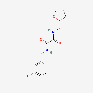 molecular formula C15H20N2O4 B4124689 N-(3-methoxybenzyl)-N'-(tetrahydro-2-furanylmethyl)ethanediamide 