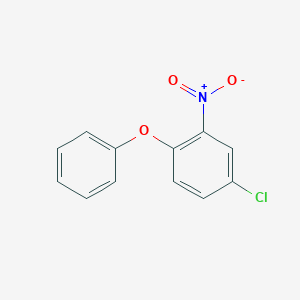 molecular formula C12H8ClNO3 B041248 4-氯-2-硝基-1-苯氧基苯 CAS No. 91-39-4