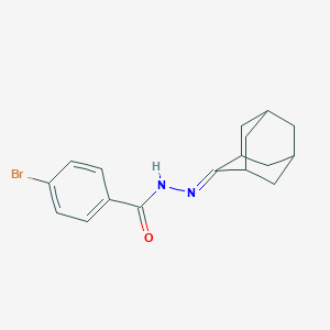 molecular formula C17H19BrN2O B412493 N-(2-adamantylideneamino)-4-bromobenzamide 