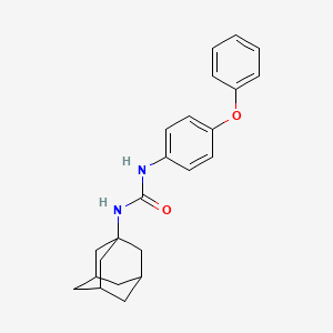 molecular formula C23H26N2O2 B4125505 N-1-adamantyl-N'-(4-phenoxyphenyl)urea 