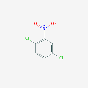 molecular formula C6H3Cl2NO2<br>Cl2C6H3NO2<br>C6H3Cl2NO2 B041259 1,4-Dichloro-2-nitrobenzene CAS No. 89-61-2