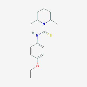 molecular formula C16H24N2OS B4126025 N-(4-ethoxyphenyl)-2,6-dimethylpiperidine-1-carbothioamide 
