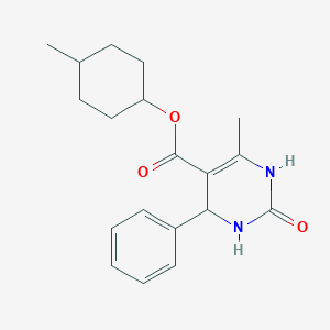 molecular formula C19H24N2O3 B412610 4-Methylcyclohexyl 6-methyl-2-oxo-4-phenyl-1,2,3,4-tetrahydro-5-pyrimidinecarboxylate CAS No. 295344-43-3