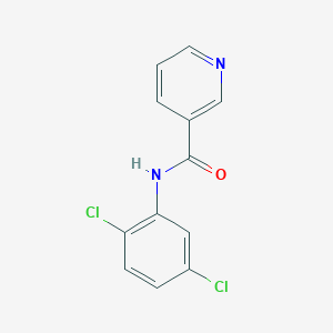 molecular formula C12H8Cl2N2O B412636 N-(2,5-dichlorophenyl)pyridine-3-carboxamide 