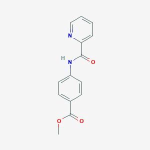 molecular formula C14H12N2O3 B412638 Methyl4-[(2-pyridinylcarbonyl)amino]benzoate CAS No. 722467-68-7