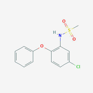 molecular formula C13H12ClNO3S B041265 N-(5-chloro-2-phenoxyphenyl)methanesulfonamide CAS No. 55688-33-0