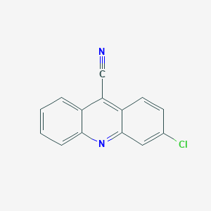molecular formula C14H7ClN2 B041273 3-Chloro-9-acridinecarbonitrile CAS No. 84141-95-7