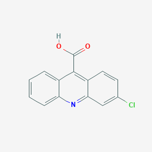 molecular formula C14H8ClNO2 B041274 3-Chloroacridine-9-carboxylic acid CAS No. 42595-25-5