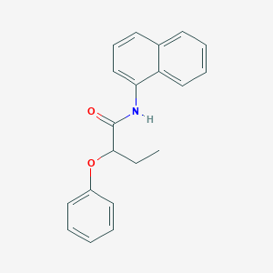 molecular formula C20H19NO2 B412788 N-naphthalen-1-yl-2-phenoxybutanamide 