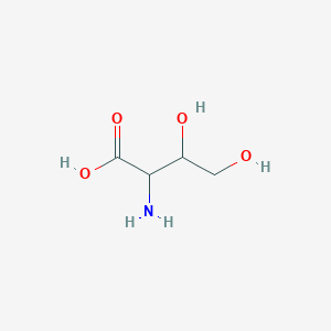 molecular formula C4H9NO4 B041287 (2R,3S)-2-Amino-3,4-dihydroxybutanoic acid CAS No. 21768-44-5