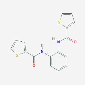 molecular formula C16H12N2O2S2 B412892 N-{2-[(2-thienylcarbonyl)amino]phenyl}-2-thiophenecarboxamide 