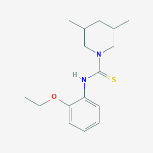 molecular formula C16H24N2OS B4130197 N-(2-ethoxyphenyl)-3,5-dimethylpiperidine-1-carbothioamide 