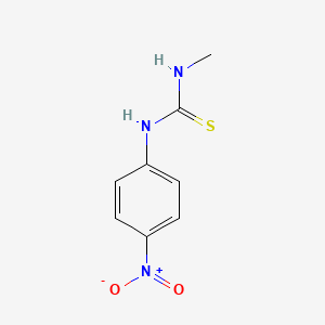 molecular formula C8H9N3O2S B4130294 1-Methyl-3-(4-nitrophenyl)thiourea CAS No. 16361-69-6