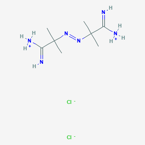 molecular formula C8H18N6.2ClH<br>C8H20Cl2N6 B041303 AAPH CAS No. 2997-92-4
