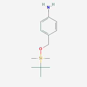 molecular formula C13H23NOSi B041311 4-((Tert-butyldimethylsilyloxy)methyl)aniline CAS No. 131230-76-7