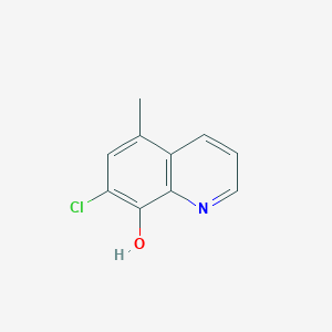 molecular formula C10H8ClNO B041318 7-Chloro-5-methylquinolin-8-ol CAS No. 90799-56-7