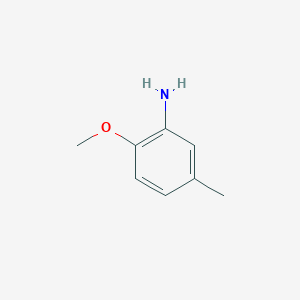 molecular formula C8H11NO<br>CH3OC6H3(CH3)NH2<br>C8H11NO B041322 2-Methoxy-5-methylaniline CAS No. 120-71-8