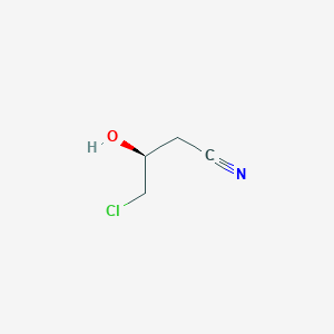 molecular formula C4H6ClNO B041325 (S)-4-Chloro-3-hydroxybutyronitrile CAS No. 127913-44-4