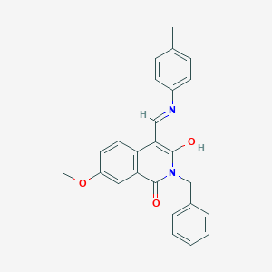 2-benzyl-7-methoxy-4-(4-toluidinomethylene)-1,3(2H,4H)-isoquinolinedione