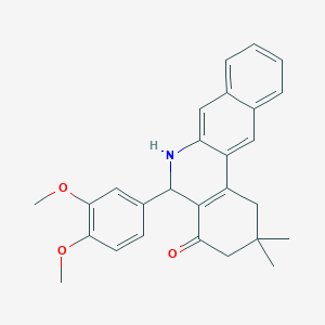 5-(3,4-dimethoxyphenyl)-2,2-dimethyl-2,3,5,6-tetrahydrobenzo[b]phenanthridin-4(1H)-one