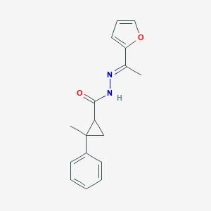 N'-[1-(2-furyl)ethylidene]-2-methyl-2-phenylcyclopropanecarbohydrazide