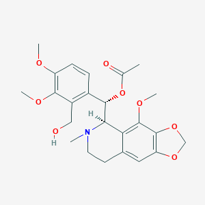 molecular formula C24H29NO8 B041330 (+)-Papaveroxinoline CAS No. 106982-93-8