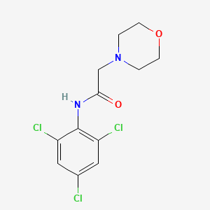 molecular formula C12H13Cl3N2O2 B4133143 Acetanilide, 2-morpholino-2',4',6'-trichloro- CAS No. 67624-98-0