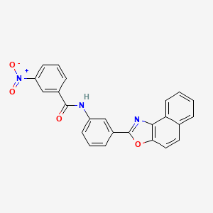 molecular formula C24H15N3O4 B4134320 N-(3-benzo[e][1,3]benzoxazol-2-ylphenyl)-3-nitrobenzamide 