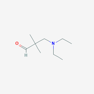 molecular formula C9H19NO B041347 3-(Diethylamino)-2,2-dimethylpropanal CAS No. 6343-47-1