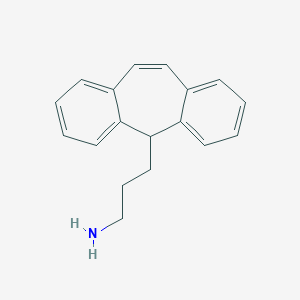 molecular formula C18H19N B041354 5H-Dibenzo[a,d]cycloheptene-5-propanamine CAS No. 14451-08-2